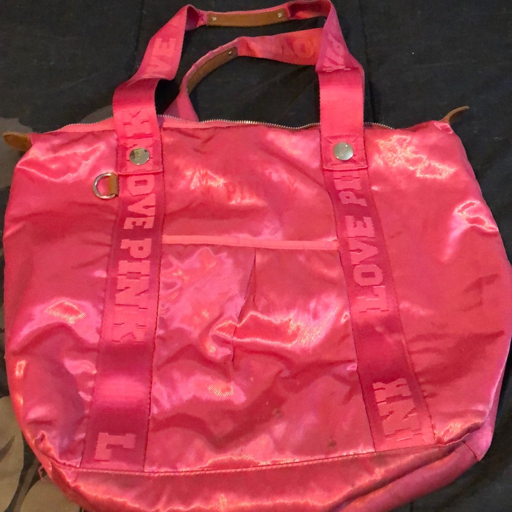 Vs pink tote bag